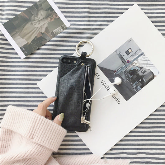 Funda para celular con bolsillo cremallera y diseño personalizado - Image 7