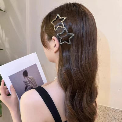 Pasador de Estrella con Cristales - Accesorio Elegante para Cabello - Image 3