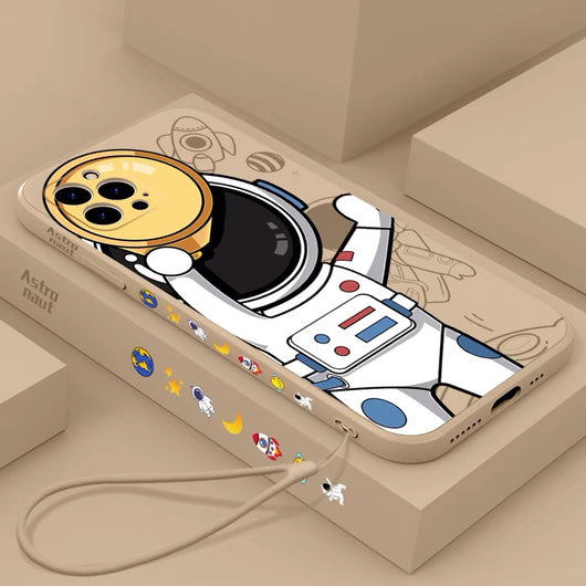 Funda Silicona Astronauta Cartoon con Planeta - Compatible Universal - Image 7