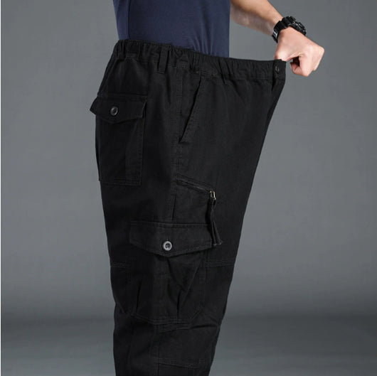 Pantalones Casuales Relajados de Cintura Alta con Aislamiento Térmico para Hombre - Image 12