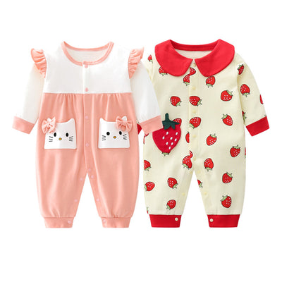 Pack de 2 Monos para Bebé Niña - Jumpsuit Cómodo y Elegante - Image 3