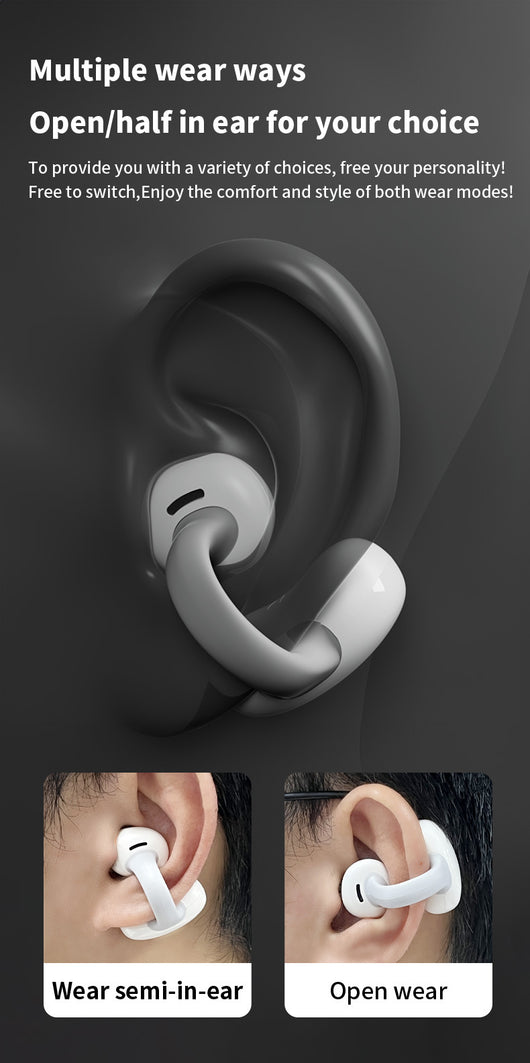 Auriculares Inalámbricos Clip-on Bluetooth con Cancelación de Ruido y Batería Extendida - Image 17