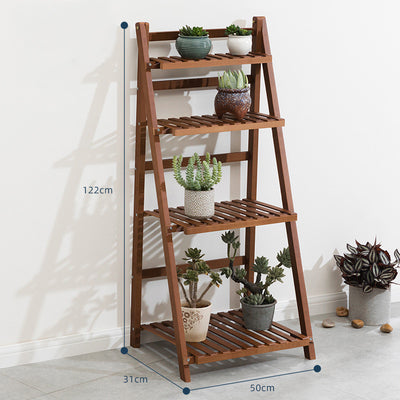 Macetero de Madera Multinievel para Interiores - Soporte Elegante para Plantas - Image 2