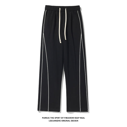 Pantalones de Buzo Hong Kong Cintura Blanca con Cinta