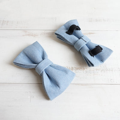 Moño Elegante Doble Capa para Perros en Azul - Image 7