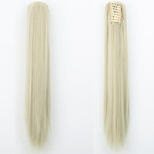 Peluca de Fibra Sintética con Clip Tipo Garra - Cabello Liso y Voluminoso - Image 14