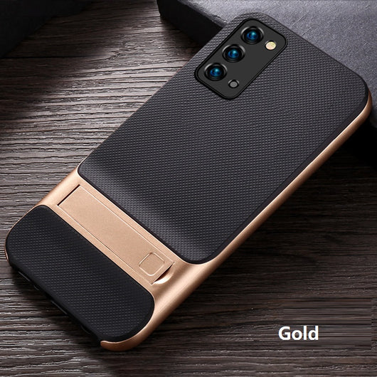 Funda Protectora para Celular con Marco Metálico y Diseño Escocés Antigolpes - Image 3