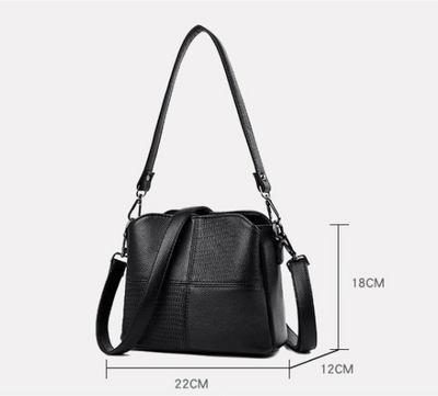 Bolso Bandolera Literario de Gran Capacidad - Estilo Retro Minimalista - Image 6