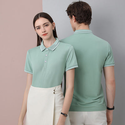 Polo de Seda Natural con Solapa - Manga Corta - Image 10