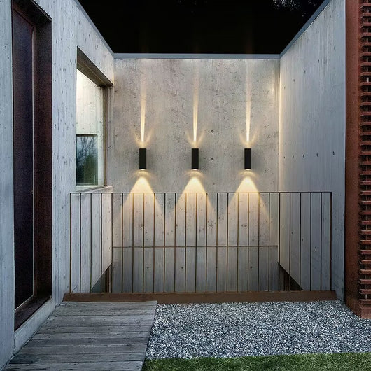 Lámpara de Pared Exterior Doble Artística - Luz Impermeable para Fachadas y Escaleras - Image 9