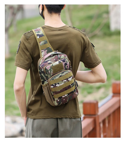 Bolsa Táctica Crossbody Camuflaje para Hombre - Gran Capacidad Multifuncional - Image 49