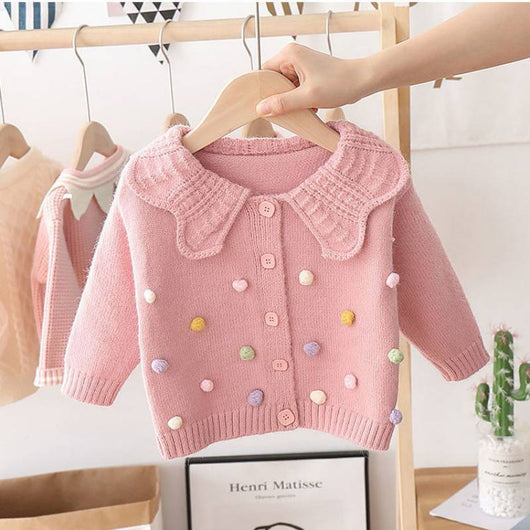 Cardigan Tejido Elegante para Niña - Manga Larga Base Versátil - Image 5