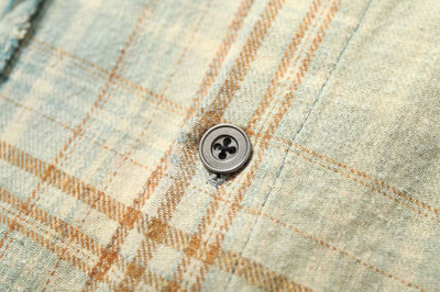 Camisa Retro de Manga Larga con Costuras y Lavado Vintage - Image 39