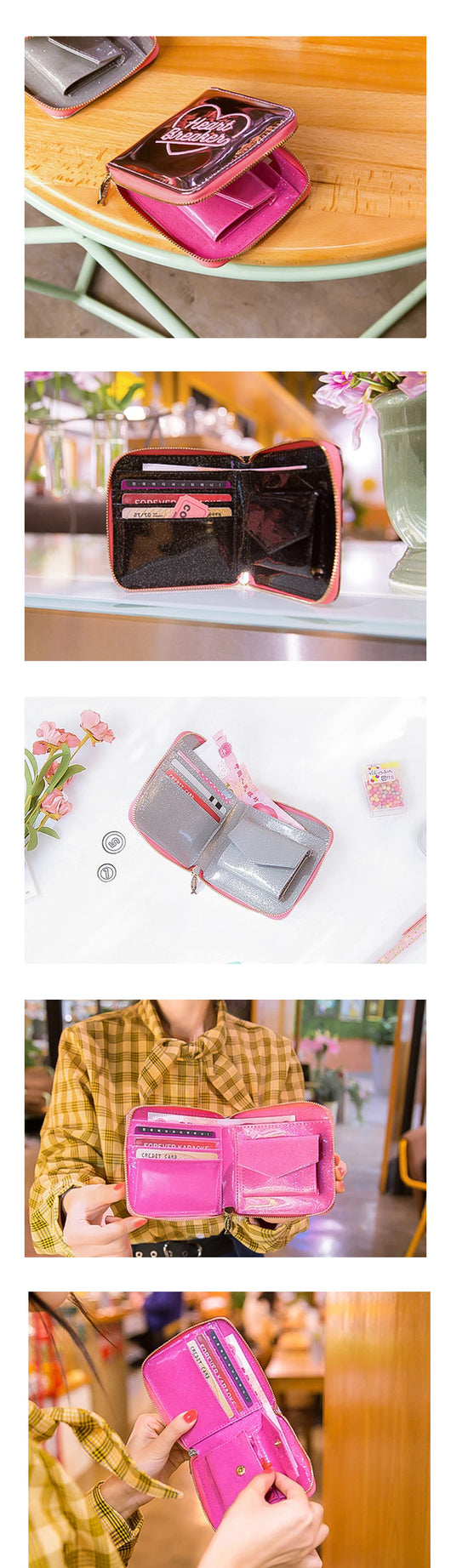 Billetera Compacta para Mujer con Cierre de Cremallera - Image 16