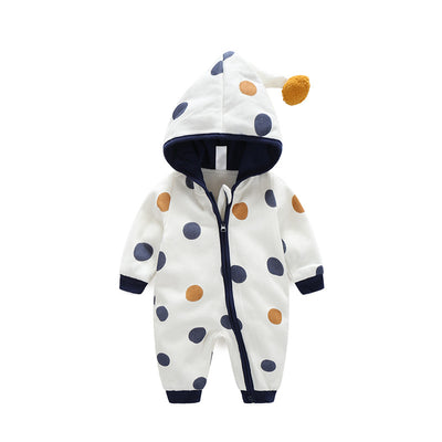 Body Gatero de Algodón Estampado con Capucha para Bebé - Image 13