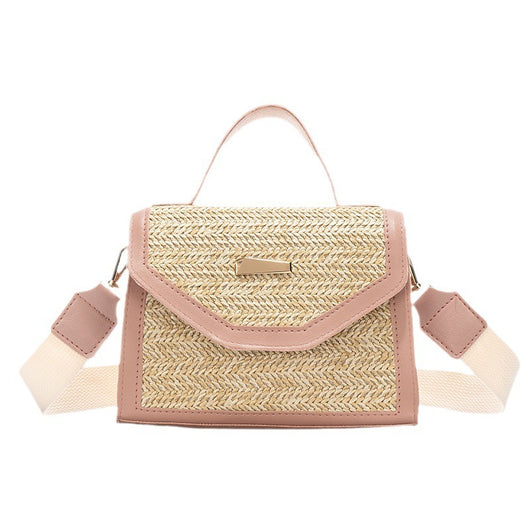 Bolsa Crossbody Cuadrada Pequeña con Lentejuelas Tejidas - Image 5