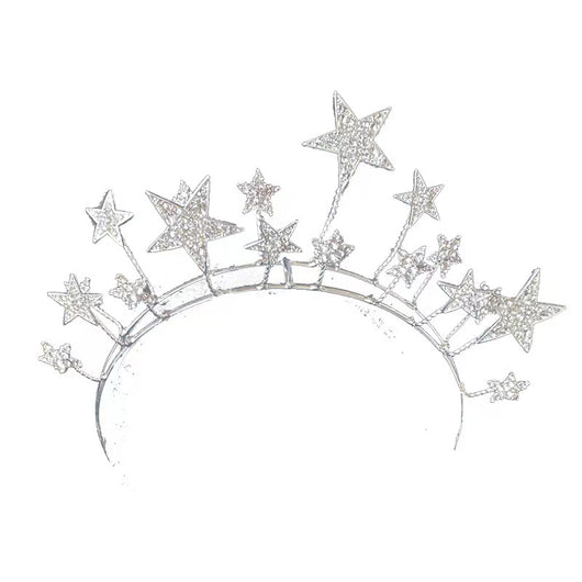 Diadema Exagerada de Estrellas para Boda y Accesorios de Fiesta - Image 12