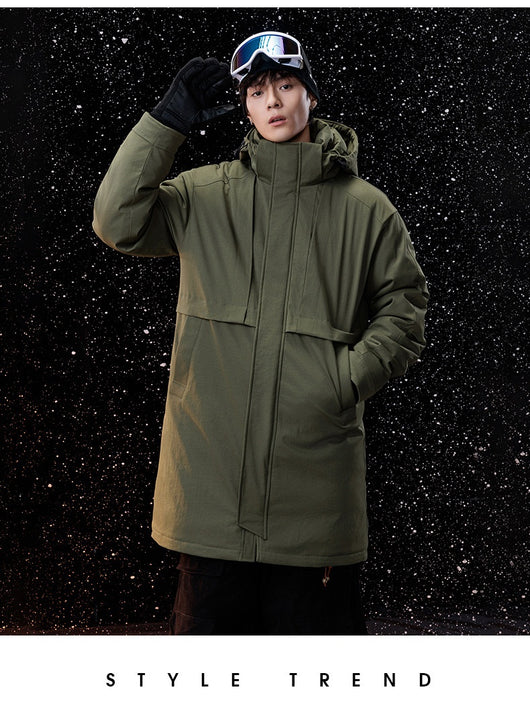 Abrigo Hombre Suelto Impermeable Moderno y Cálido - Image 20