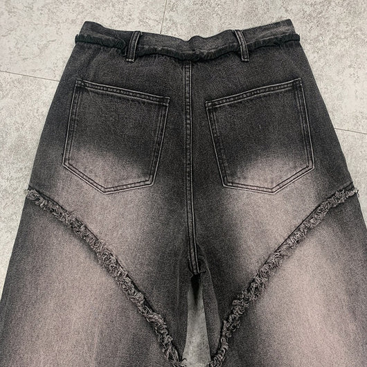Jeans Vintage Estilo Urbano con Bordes Crudos - Image 7