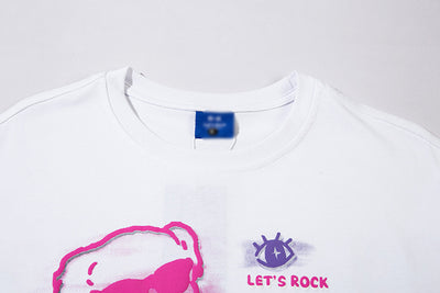 Camiseta Suelta Estampado Graffiti Cartoon para Hombre - Image 9