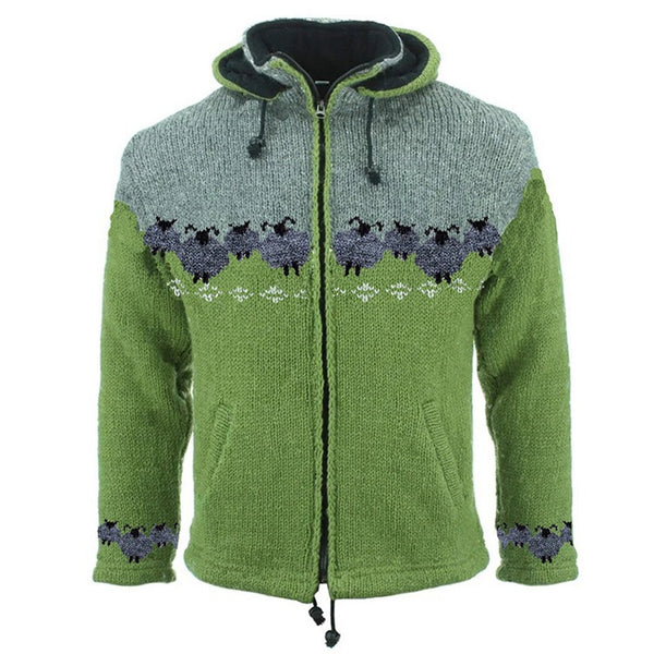 Cardigan Tejido con Cierre de Otoño e Invierno