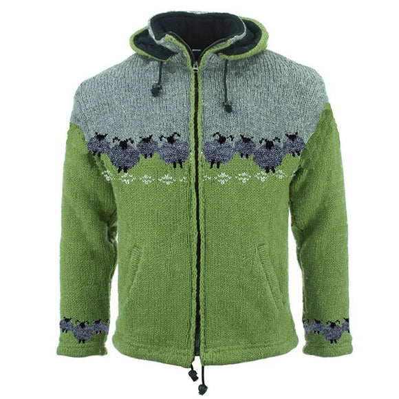 Cardigan Tejido con Cierre de Otoño e Invierno