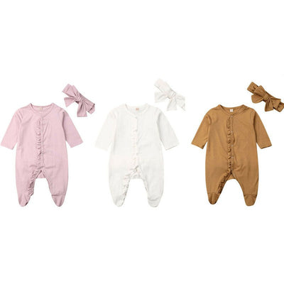 Mameluco Infantil con Volantes - Conjunto Elegante para Niños - Image 2