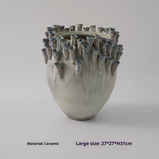 Jarrón de Cerámica Artesanal Minimalista Jingdezhen - Image 9