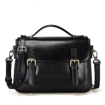 Bolso Mensajero de Cuero Genuino para Mujer - Image 12