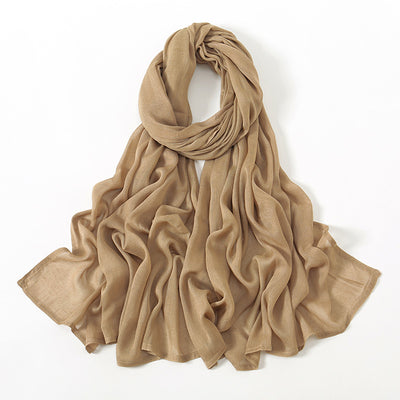 Pañuelo Modal Rayon Malayo Indonesio Colores Sólidos Transpirable - Image 13