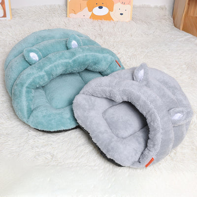 Cama Cueva Acogedora para Perros y Gatos