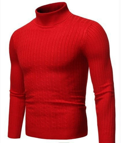 Suéter Cuello Alto Manga Larga para Hombre - Estilo Casual - Image 15