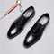 Zapatos de Novio Clásicos Puntiagudos Retro para Hombre