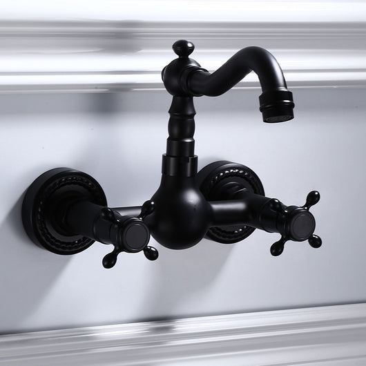 Grifo Mezclador de Baño en Cobre Cromado - Agua Caliente y Fría - Image 6