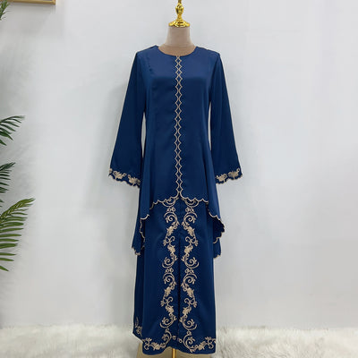 Traje de Gala Bordado Oriente Medio Elegante - Image 11