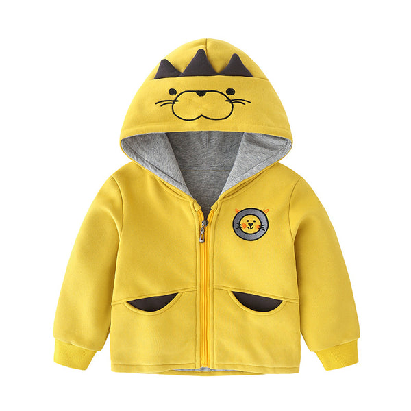 Abrigo Acolchado Infantil Casual con Diseño Cartoon - Image 3