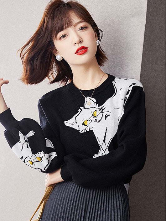 Suéter Holgado de Invierno con Diseño Moderno - Image 8