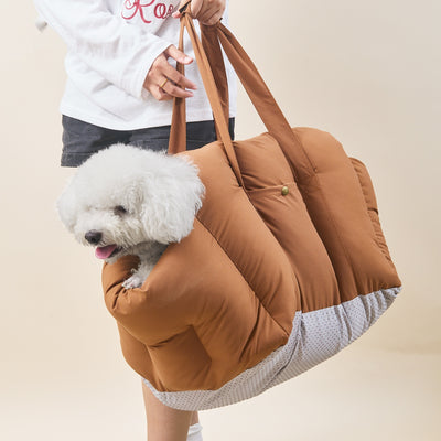 Asiento de Seguridad Portátil para Mascotas - Transportín Versátil para Auto