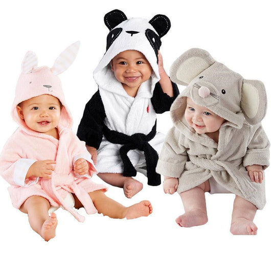 Bata Infantil de Algodón con Diseños de Animales - Image 9