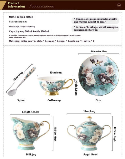 Juego de Café en Porcelana Fina - Taza y Platillo Elegante - Image 7
