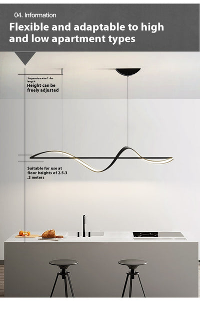 Lámpara de Techo Minimalista Italiana para Restaurante - Image 9