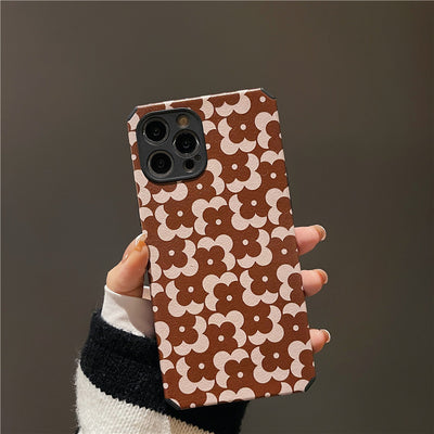 Funda Retro Flores para Teléfono - Protección Suave - Image 4