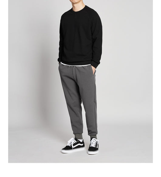 Pantalones Casuales para Hombre Otoño-Invierno con Cintura Media y Cordón - Image 7