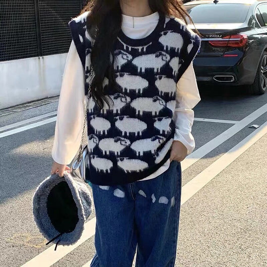 Suéter Tejido de Moda Coreana Premium - Image 9