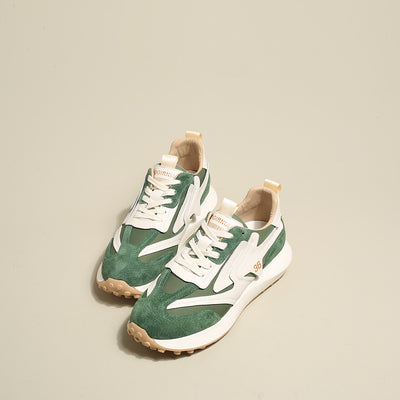Zapatillas Deportivas Mujer Cuero Forest - Suela Gruesa Primavera Comodidad Total - Image 9