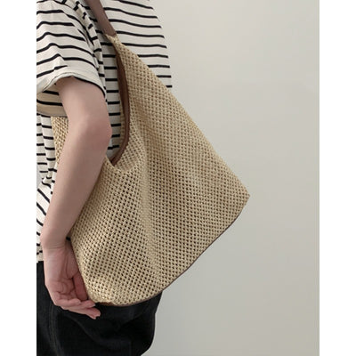 Bolso Tote Retro de Gran Capacidad - Versátil y Elegante - Image 9