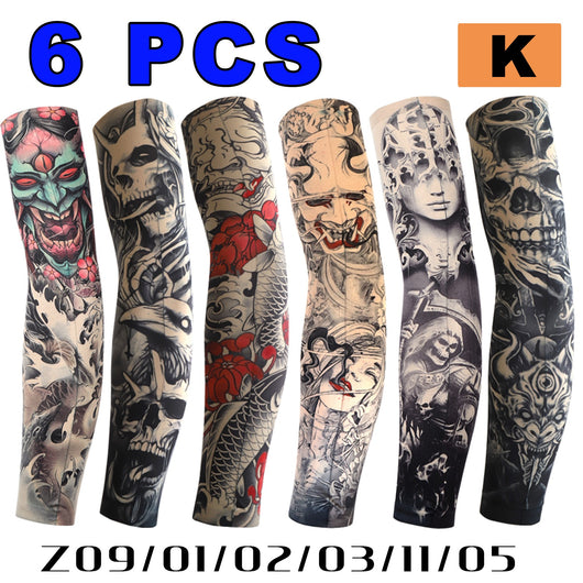 Manga de Protección Solar sin Costuras - Conjunto de 6 Piezas con Tecnología Antitatuaje - Image 12