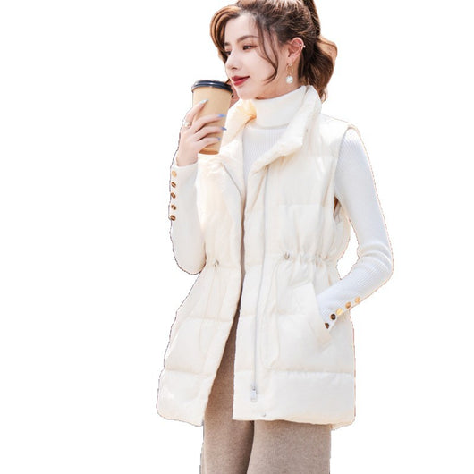 Chaleco Acolchado Ligero Estilo Coreano para Mujer - Image 5