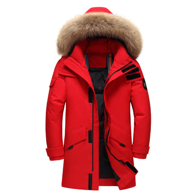 Chaqueta Acolchada de Plumón para Parejas - Corte Medio Invierno - Image 10