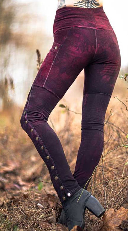 Leggins Deportivos con Estampado y Botones Laterales - Image 10